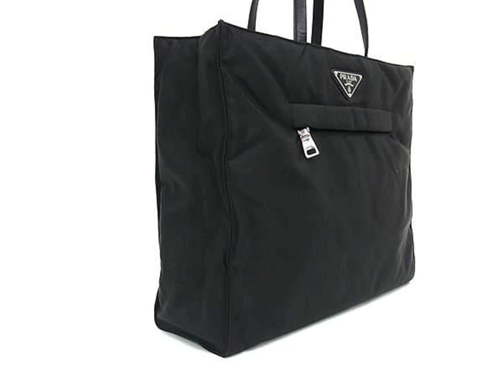 Prada Tessuto Shoulder Black Tote Bag